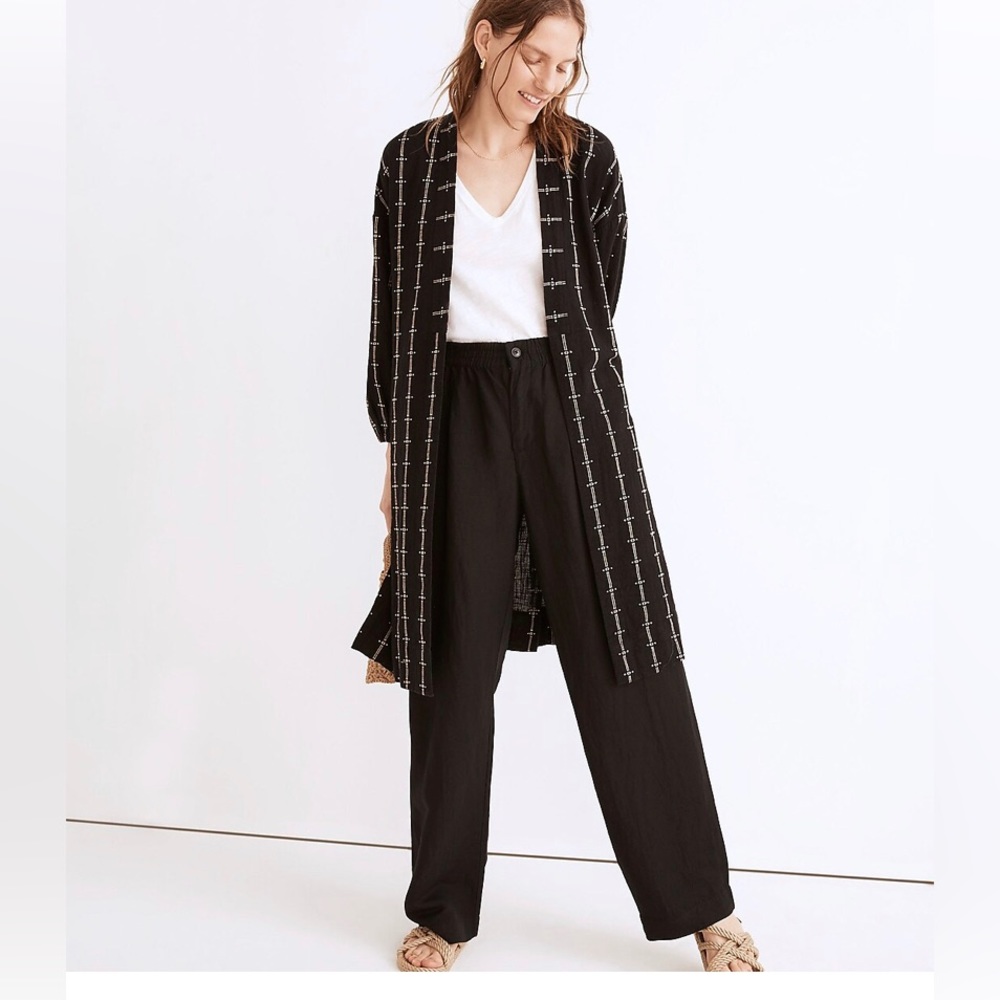 Madewell NWOT Robe Jacket in Jacquard Stripe